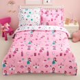 thumbnail image 1 of Juego de cama Joiedomi Full de 7 piezas de microfibra para niños Princess, 1 of 7