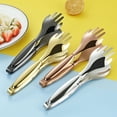 thumbnail image 4 of Clearance Food Clips under $5,Stainless Steel Saladss Tongs BBQ Kitchen Cooking Food Serving Bar Utensil Tong, 4 of 7