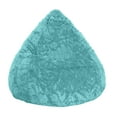 thumbnail image 1 of Gouchee Home Fluffy Turquoise Faux Fur Bean Bag Chair – Plush Lounge Seating with Polystyrene Bead Filling, Suitable for Adults and Teens, Lightweight & Portable for Bedroom, Dorm or Living Room, 1 of 7