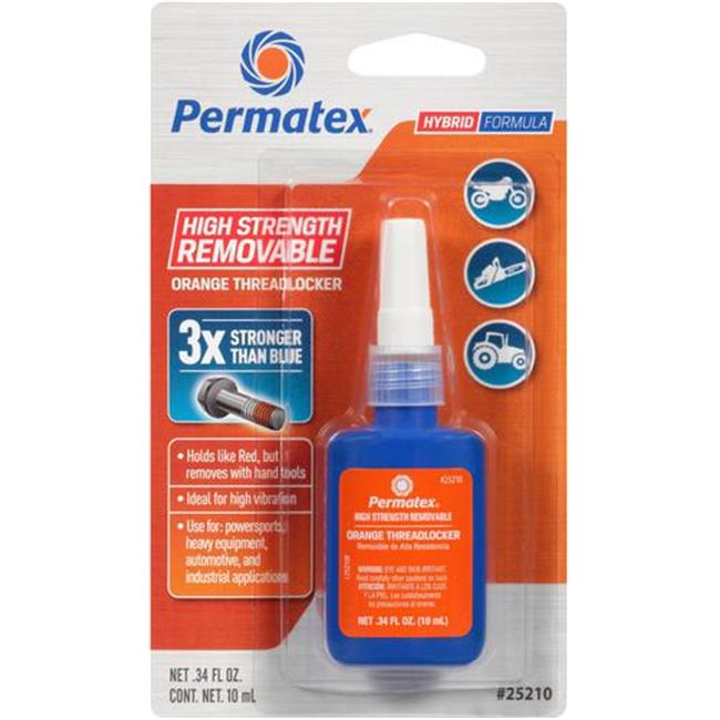 Permatex High Strength Removable Orange ThreadLocker 25210