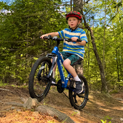Glerc Skyline 24 Inch Kids Mountain Bike for Boys Girls 10 11 12 13 14 Years Old, 21-Speed Kid Bicycle with Front Suspension & Dual Disc Brakes & Rugged Frame, Blue