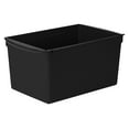 thumbnail image 5 of Storex Wide Plastic Book Bin, Paper Storage for Children, Black, 6-Pack, 5 of 8