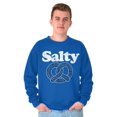 thumbnail image 5 of Salty Gourmet Pretzel Hungry Attitude Sweatshirt for Men or Women Brisco Brands X, 5 of 6