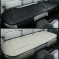 thumbnail image 4 of Cojín De Asiento De Coche De Cuero Pu Cojín De Asiento De Coche Delantero Protectores De Asiento De Coche Universales Antideslizantes Para Conductores Y Trabajadores De Oficina Eigraketly VI012426-05, 4 of 5