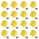 thumbnail image 1 of Uxcell 16 Pcs Flores de Solapa para Trajes de Hombre, Pin de Solapa de 2 Pulgadas para Hombres, Rosas de Tela Satinada Artificial para Broches Boutonnieres para Bodas, Fiestas, Ceremonias, Amarillo, 1 of 7