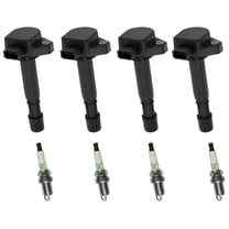 Direct Ignition Coils & Spark Plugs for Honda Civic 1.7 01-05 8 Pcs