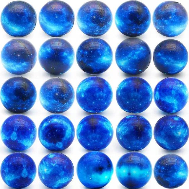 Stress Balls Oleitodh Galaxy 60, paquete de 6,3 cm, para niños y adultos