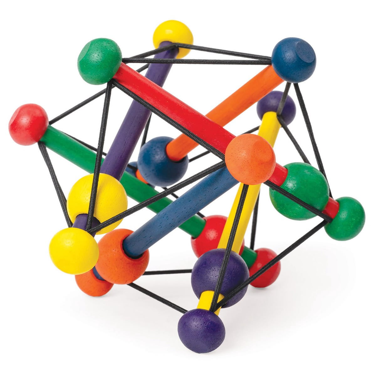 manhattan toy skwish classic rattle and teether grasping activity toy