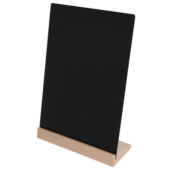 Hemoton 1 Set Message Board Wooden Bulletin Board Desktop Notice Chalkboard with Base
