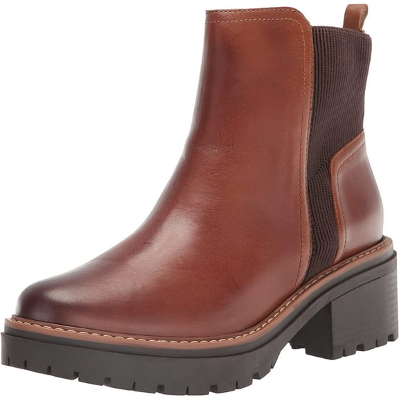 Naturalizer Womens Jadyn Ankle Boot 6 Whiskey