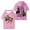 Pink, variant on Joey Badass Hooded Short Sleeved Shirt Vintage 90s Tshirt Womens Men Hip Hop Hoody