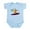 Sky Blue, variant on CafePress - Kayaking Moose Body Suit - Baby Light Bodysuit, Size Newborn - 24 Months