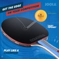 thumbnail image 4 of JOOLA Infinity Series Edge Table Tennis Racket with Carbon Blade, Flared Handle, Qty 1, 4 of 7