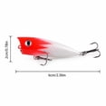 thumbnail image 3 of Bisitoy 2Pcs Buzz Fishing Lures Set with Propeller Blade for Summer Topwater, 3 of 4