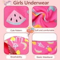 thumbnail image 6 of Skibeaut Girls Underwear 6 Pack, Toddler Panties for Little Girls 2-8 Years Big Kids Breathable Undies Multipack, 6 of 7