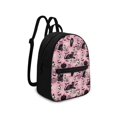thumbnail image 2 of Eheartsgir Halloween Spooky Print Small Travel Handbag Adjustable Strap Mini Backpack for Dating Shopping, Polyester Lightweight Small Backpack, 2 of 8