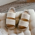 thumbnail image 4 of Ruyang Open Toe Flat Sandals for Girls Chunky Adjustable Straps Non-Slip Sandal Summer Beach Vacation Casual Shoes, 4 of 9