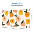 thumbnail image 2 of Rateoe Peach1 Print Mouse Pad - Extended Large Gaming Mousepad,Non-Slip Stitched Edge,16x29.5 Inch, 2 of 8