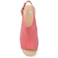 thumbnail image 5 of Journee Womens Crew Wedge Heel Espadrille Sandals, Widths Available, 5 of 10
