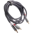 thumbnail image 2 of RCA Stereo Cable, [6Ft/1.8M, Dual Shielded Gold-Plated] 2RCA Male to 2RCA Male Stereo Audio Cable fo, 2 of 5