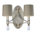 thumbnail image 1 of Maxim 21682CLSG-SHD2168 Regal 2-Light Wall with Shade, Silver Gold, 1 of 1