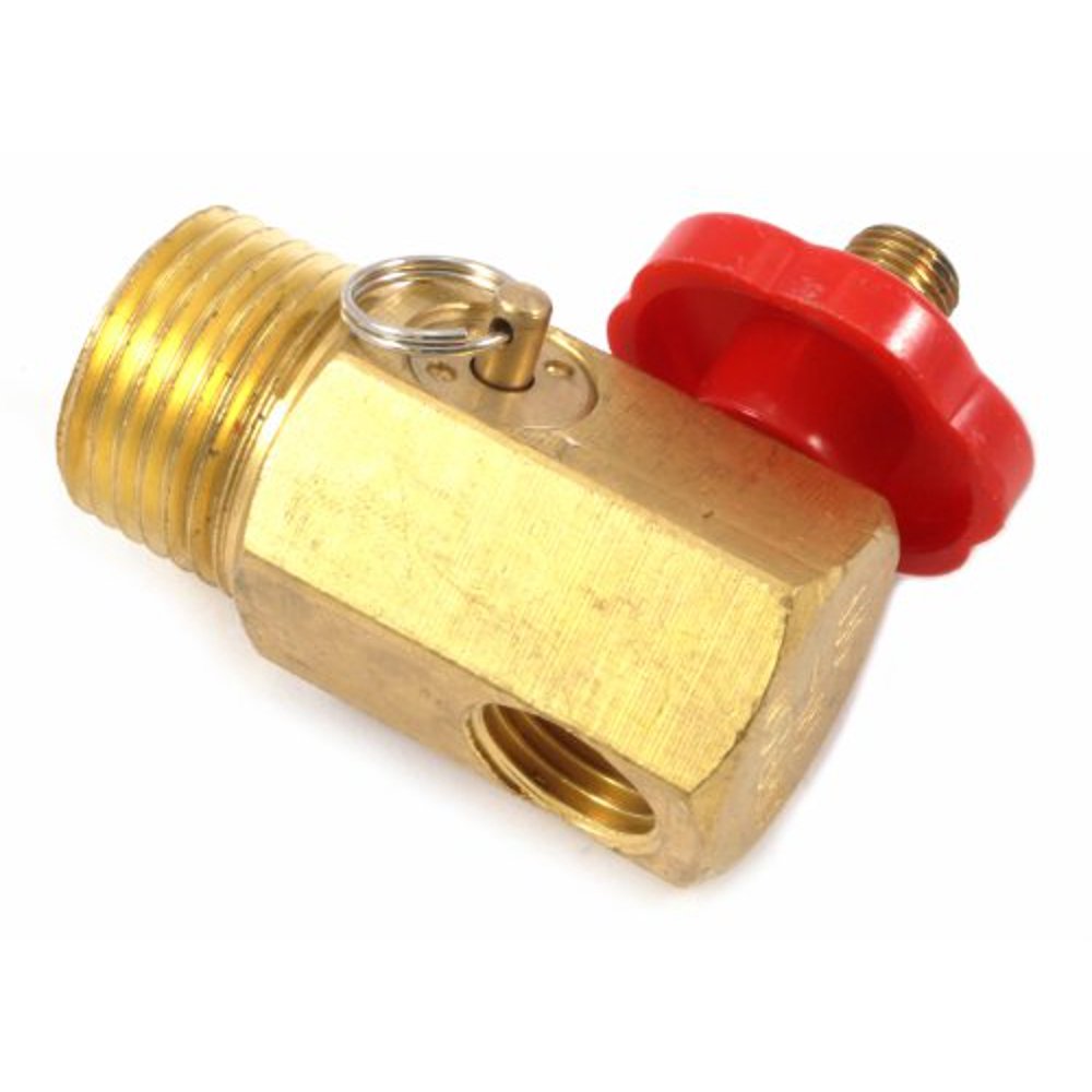 Forney 75550 Tank Manifold for Portable Air Tanks, 1/2Inch Male NPT Inlet, 1/4Inch Female NPT