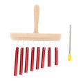 thumbnail image 4 of Ensemble de Jouets de Percussion pour Enfants Tube de Percussion Instrument de Musique Carillon Éolien Musique Rouge, 4 of 9