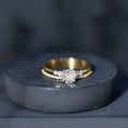 thumbnail image 6 of Rosec Jewels Lab Grown Diamond Engagement Ring Set with Wedding Band - 1.7 Carat - F-VS Quality, 14K Yellow Gold, US 8.50, 6 of 9