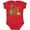 Red, variant on Inktastic My MawMaw Loves Me Grandson Boys Baby Bodysuit