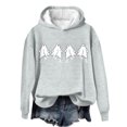 thumbnail image 1 of De Abrigo cálido de felpa con estampado para mujer, suéter de vellón, abrigo informal, suéter de bolsillo, abrigo de otoño e invierno, 1 of 6