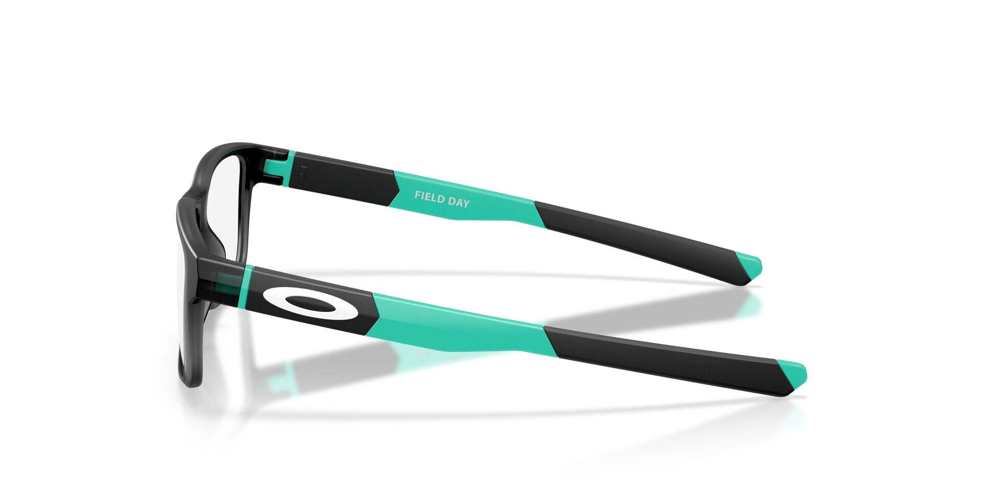 Oakley Kids' Rectangular Field Day Eyeglasses, Black Ink, 48mm Frame