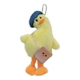 thumbnail image 3 of Llavero de peluche CUTICAT Llavero con anilla para llaves de Coche Cadena de perlas amarillas, 3 of 7