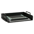 thumbnail image 5 of Mind Reader Stackable Paper Tray, Desktop Organizer, File Storage, Office, Plastic, 13.75"L x 10"W x 10.75"H, 4 Pcs., Black, 5 of 7