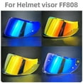 thumbnail image 6 of Hyasfey Motorcycle Helmet Visor for FF808 Helmet Anti-UV Day Night Universal Riding Cycling Full Face Helmet Lens Shield Replacement Helmet Accessories, 6 of 7