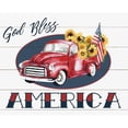 thumbnail image 3 of Robinson, Carol 24x20 Black Modern Framed Museum Art Print Titled - God Bless American Truck, 3 of 5