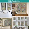 thumbnail image 6 of Stained Glass Window Film, Decorative Window Privacy Film for Bathroom,Front Door,Home, Sun Blocking Heat Control,Static Cling, Irises, 23.6inch x 35.4inch, 6 of 6