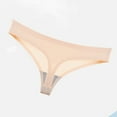 thumbnail image 4 of HAOTAGS Women's Underwear Thong Panties,Stretchable Breathable Low-Rise Causal Thong Panties Beige XS, 4 of 8