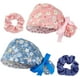 thumbnail image 1 of Pack de 2 gorros quirúrgicos ajustables y transpirables para enfermería, profesionales sanitarios y salones de belleza., 1 of 9