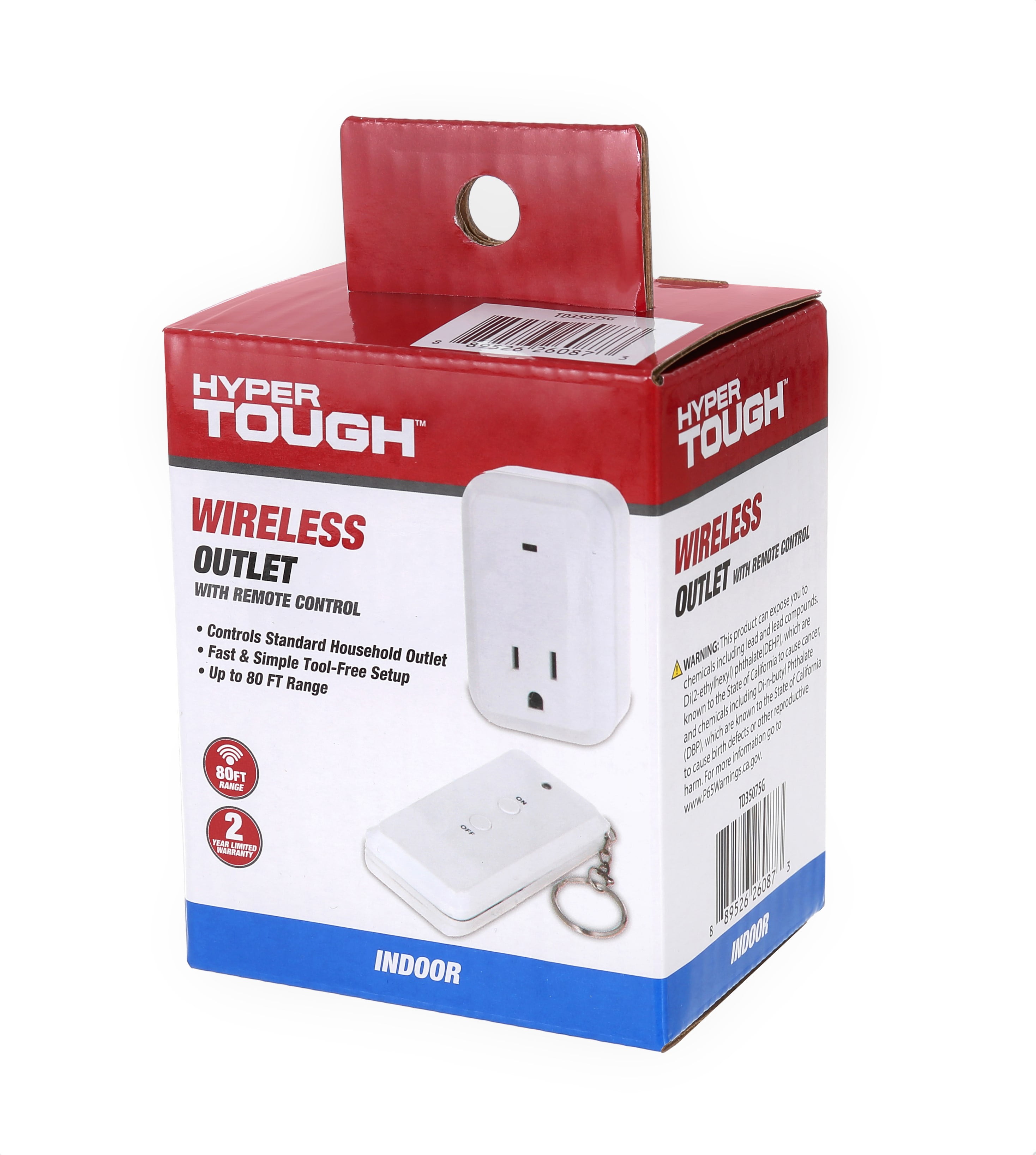 Utilitech Indoor 3-Piece Wireless Outlets #5071935 w/ Remote Control New R2