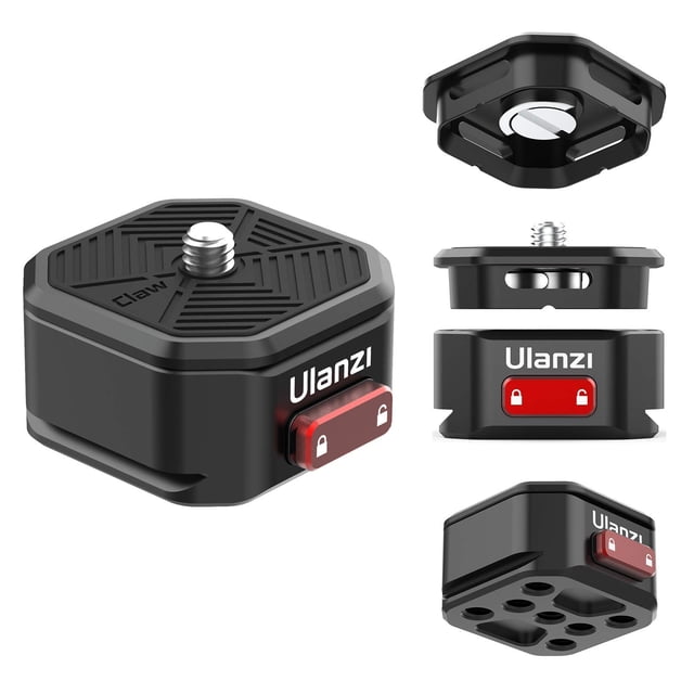 Kit de placas de liberación rápida ULANZI Claw para cámaras réflex digitales o sin espejo