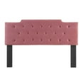 thumbnail image 3 of Modway Juliet Tufted Twin Performance Velvet Headboard in Dusty Rose, 3 of 8