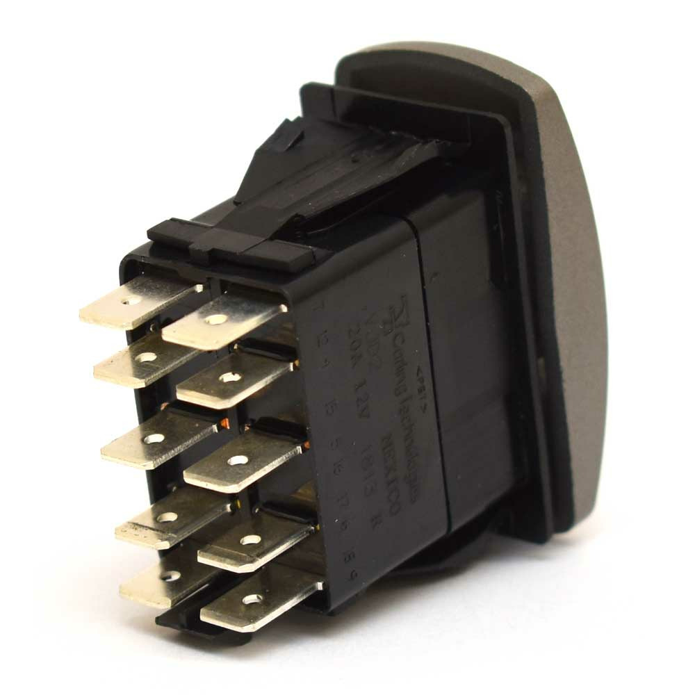 Carling On/Off/On Contura V Boat Rocker Switch | ACC / Stereo 10 Spade