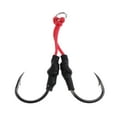 thumbnail image 1 of Anzuelos de púas para jigging superfuertes con doble asistencia y tubo retráctil 2, 1 of 6