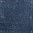 thumbnail image 4 of Rugsotic Carpets Hand Knotted Wool Area Rug 8'x10' Blue Contemporary Rectangle Indoor Rug for Living Room, Bedroom Antimicrobial L00516, 4 of 8