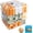 Orange, variant on 3D MAZE BALL CUBE, EDUCATIONAL MAZE GAME, BUILT-IN ROLLING BALL, DEVELOPS LOGICAL THINKING, DURABLE and STRESS-RELIEVING, IDEAL GIFT for BIRTHDAYS and HOLIDAYS.