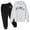 White, variant on RTKFRFLM Boys Blue Hoodie Jogger Set 2 Piece Tracksuit Sweatsuit