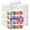12 Compartment - 8 Pack, variant on Individual Cupcake Containers (50 Pack) | Clear Plastic Disposable Boxes/holders Single Holder With Dome Lid Bulk Muffin Container Carrier Boxes To Go