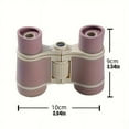 thumbnail image 2 of HLONK 4x30 Beginner HD Binoculars - Foldable Lightweight Design with Zoom Function  Adjustable Neck Strap & Wide Angle Lens for Bird Watching  Sports  Travel - Green  Sports Optics  Porta, 2 of 7