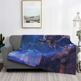 thumbnail image 2 of Naloa Starry Sky Wall Flying Tiger Flannel Blankets - Thick and Warm Blanket for Winter, Soft Fuzzy Plush King Blanket for All Seasons40"x30", 2 of 6