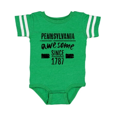 

Inktastic Pennsylvania Awesome Since 1787 Gift Baby Boy or Baby Girl Bodysuit